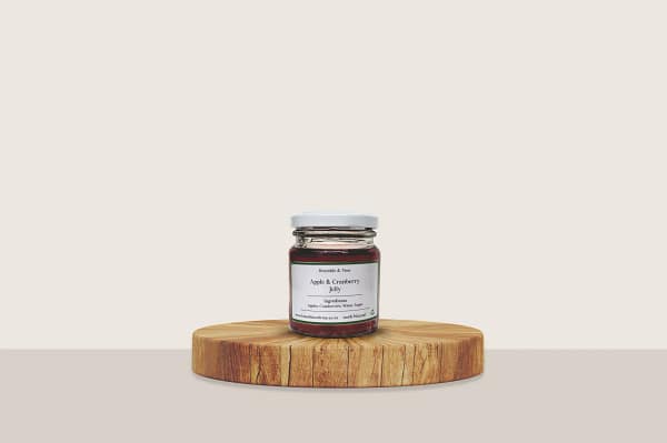 product image of apple and cranberry jelly