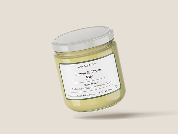 product image of lemon and thyme jelly